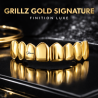 Grillz Gold Signature Or 18K – Grillz Personnalisé Premium